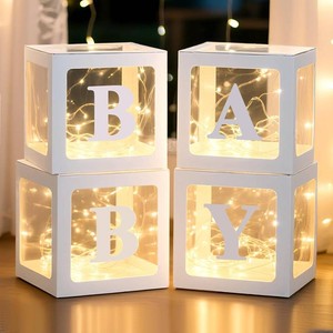 $20 Ledido Baby Boxes with Letters & Fairy Lights for Baby Shower Decorations