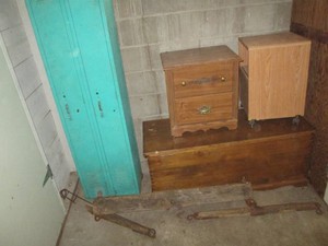 Lot of Vintage furniture, barn and doors