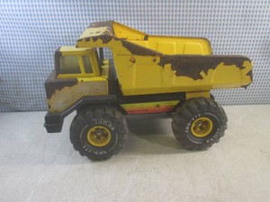 (F-0) Vintage Mighty Tonka Pressed Steel Turbo Diesel Dump Truck 16 34 Long