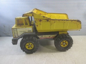 (F-0) Vintage Mighty Tonka Pressed Steel Turbo Diesel Dump Truck 16 34 Long