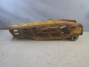 (EC1) Vintage Tonka Pressed Steel Motor Transport Car Carrier Trailer 24 Long