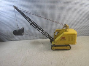 (EC1) Vintage Tonka Pressed Steel Dragline Crane