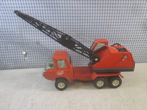 (BSB) Vintage Tonka Pressed Steel Mibile Truck Crane - Truck is 11 34 Long