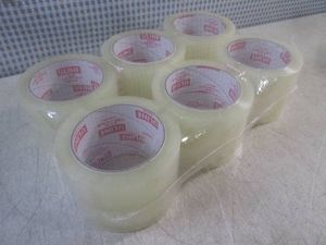 (CS) 6 Rolls of Uline Packing Tape 2 34 Wide