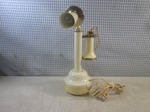 (CNTR) Vintage Nobility Candlestick Telephone Desk Lamp  AM Radio Made In Japan  - Lamp Works  Radio Did Not Turn On or Make Any Noise