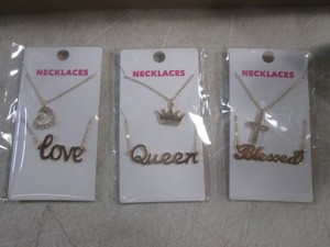 (CSB) 12 Containers of Necklaces - Each Container Has 9  2-Necklace Packs