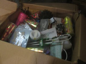 (BR1) Large Box Full of Assorted New Shelf Pulls  Overstock