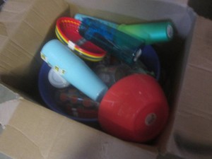 (EW6) Big Box Full of Assorted New Shelf Pulls  Overstock