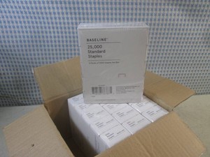 (EC1) 20 Boxes of 5000 Standard Staples