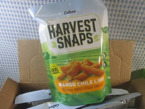 (C-2) 24 Bags of Harvest Snaps Mango Chili Lime Snacks 2 Boxes of 12 Past Date