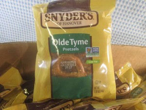 (EC2) Case of 60 Bags Olde Style Pretzels Past Date