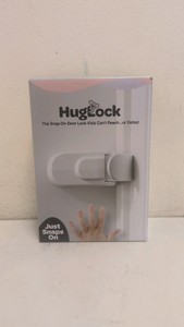 NEW HUGLOCK THE SNAP-ON KIDS DOOR LOCK