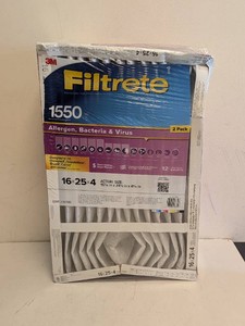 NEW 3M FILTRETE 1550 16x25x4 FILTERS 2PK