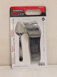 NEW TRAMONTINA PRO LINE COMMERCIAL GRADE SPOONS 36PC