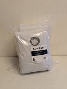 NEW SUN ZERO WINDOW PANELS GRAY 2PK