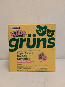 NEW USNACKS KIDS SUPERFOODS GREENS GUMMIES 35CT
