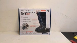 SHARPER IMAGE AIR COMPRESSION BOOTS FLEX LEG RECOVERY SYSTEM SMALL-MEDIUM