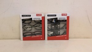 FOSTER GRANT DESIGN OPTICS 3.00 READING GLASSES 3 PACK 2 CT