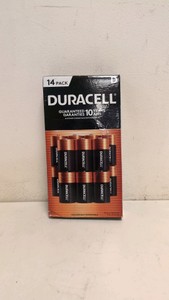 NEW DURACELL D BATTERIES 14 PACK