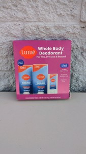 NEW LUME WHOLE BODY DEODORANT 3PK