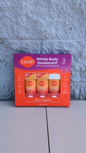 NEW LUME WHOLE BODY DEODORANT 3PK