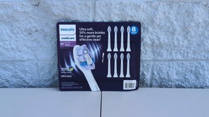 NEW PHILIPS SONICARE REPLACEMENT BRUSH HEADS 8 CT