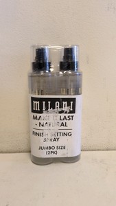 NEW MILANI MAKE IT LAST NATURAL FINISH SETTING SPRAY 2 PACK JUMBO SIZE