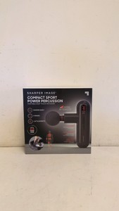SHARPER IMAGE COMPACT SPORT POWER PERCUSSION PORTABLE MASSAGER