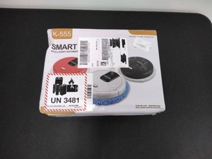 Smart Mute K-555 Robot Floor Mopper - Automatic WetDry Mopping Machine, Black
