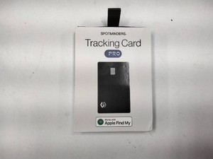 Spotminders Tracking Card Pro - Slim Wallet Tracker, Works w Apple Find My