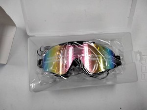 Viyawise Swim Goggles - Pink Mirrored Anti-Fog Anti-UV w Case, Code ZL8001FS, Open Box