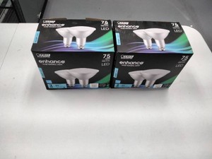 Feit Electric Enhance PAR30 LED Flood Bulbs - 4 Boxes, 8 Bulbs Total, 75W Equiv Daylight