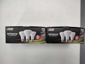 Feit Electric Enhance R20 LED Flood Bulbs - 2 Boxes, 6 Bulbs Total, 75W Equiv Soft White