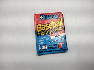 1989 Donruss Baseball Sealed Wax Pack - 15 Cards, Warren Spahn Puzzle, MVP Bonus Cards