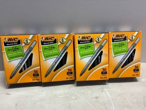 Black BIC Stick Pens