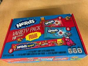 Nerds Variety Pack - Rope and Gummy Clusters