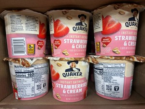 Strawberries & Cream Instant Oatmeal