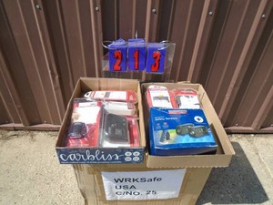 Qty of 2 flats of Craftsman garage door openers. As shown.