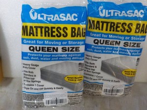 2 Ultra Sac Queen Size Mattress Bags