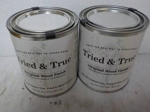 2 pints Tried and True Original Wood Finish Polymerized Linseed Oil and Beeswax