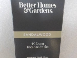 Better Homes and Gardens Sandal Wood 40 Long Incense Sticks