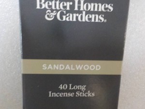 Better Homes and Gardens Sandal Wood 40 Long Incense Sticks