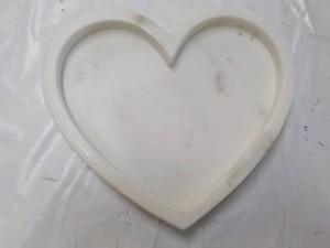 Marble 8 Heart Shaped Tray