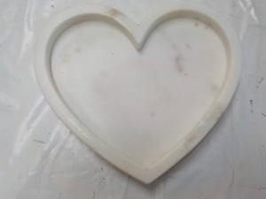 Marble 8 Heart Shaped Tray