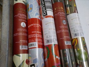 5 Rolls Gift Wrapping Paper - variety of patterns
