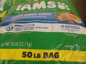 50 lb. Bag IAMS Large Breed Adult Dog Food