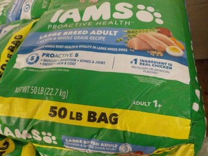 50 lb. Bag IAMS Large Breed Adult Dog Food