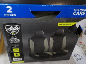 2 pcs Auto Drive Olive Seat Covers