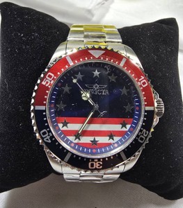 NEW Invicta Pro Diver Stars & Stripes 43mm  200M  Model 48942  Boxed