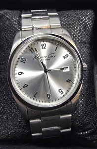 Kenneth Cole New York Classic Silver Sunburst Watch  Stainless-Steel Bracelet  34.9mm